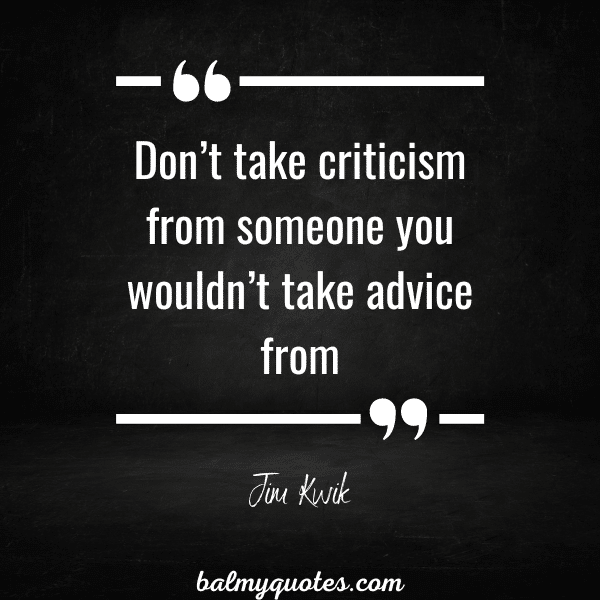 criticism quotes