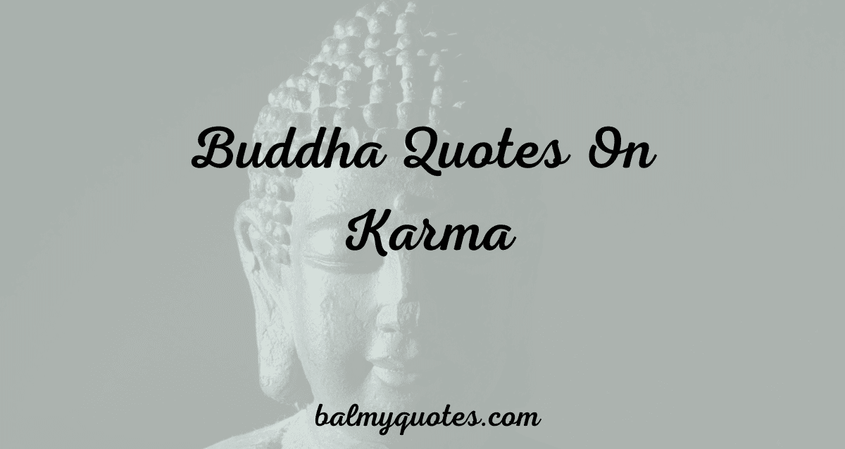 buddha quotes on karma