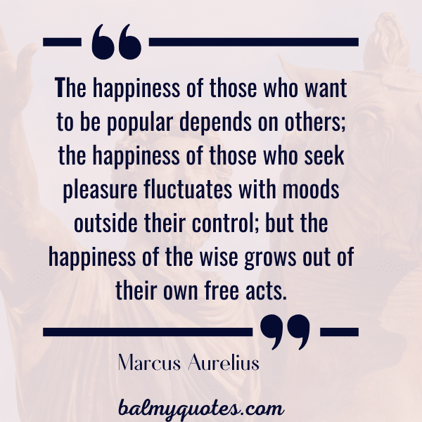 marcus aurelius quotes on happiness