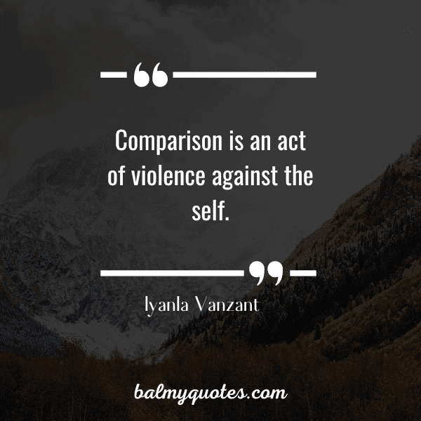 Short quote on comparison