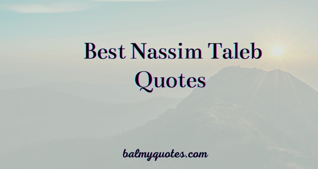 best nassim taleb