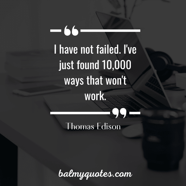 Thomas edison quote