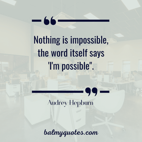 Audrey hepburn quote
