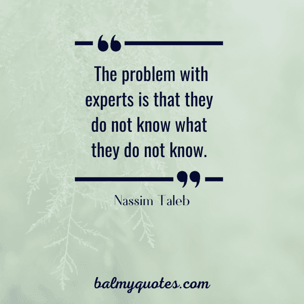 nassim taleb quotes- Black Swan