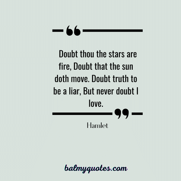 hamlet Love quote