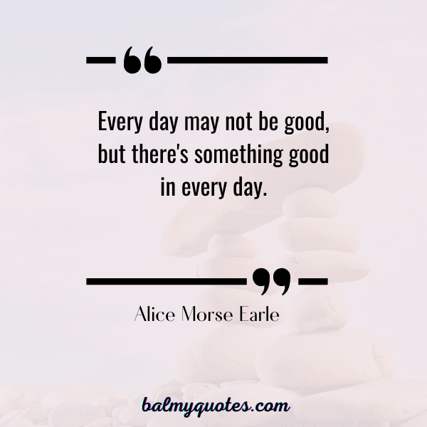 ALICE MORSE EARLE QUOTE