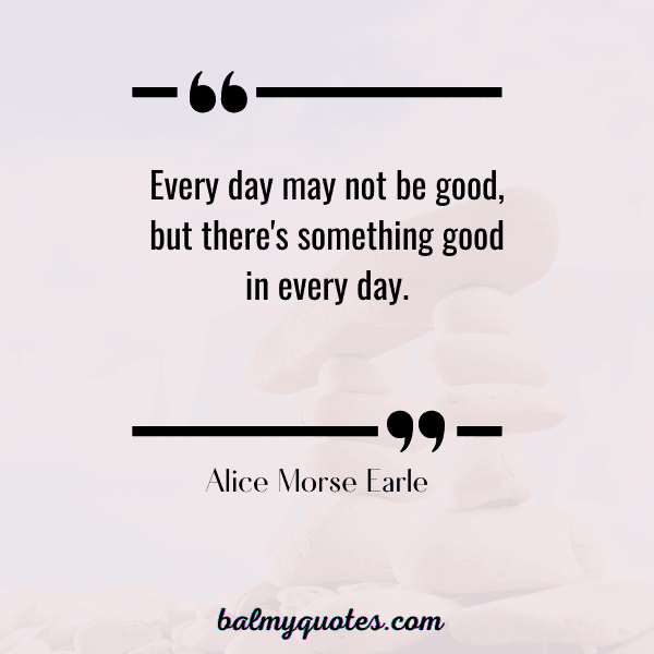 ALICE MORSE EARLE QUOTE