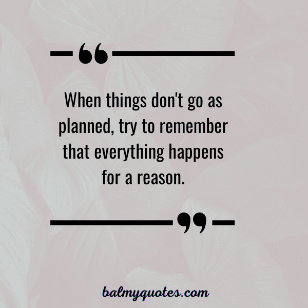 QUOTE ON WHEN THINGS DON'T GO AS PLANNED