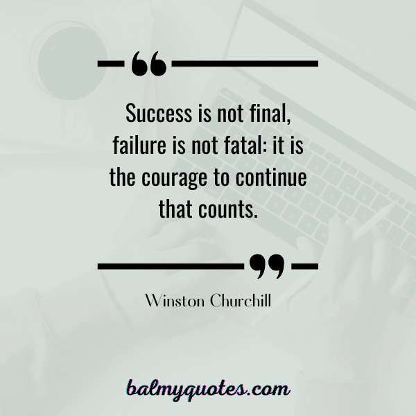 WINSTON CHURCHILL QUOTE