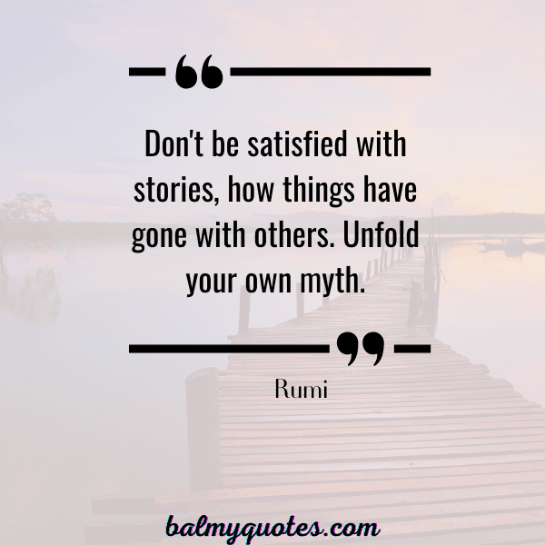 SELF DOUBT QUOTES - RUMI