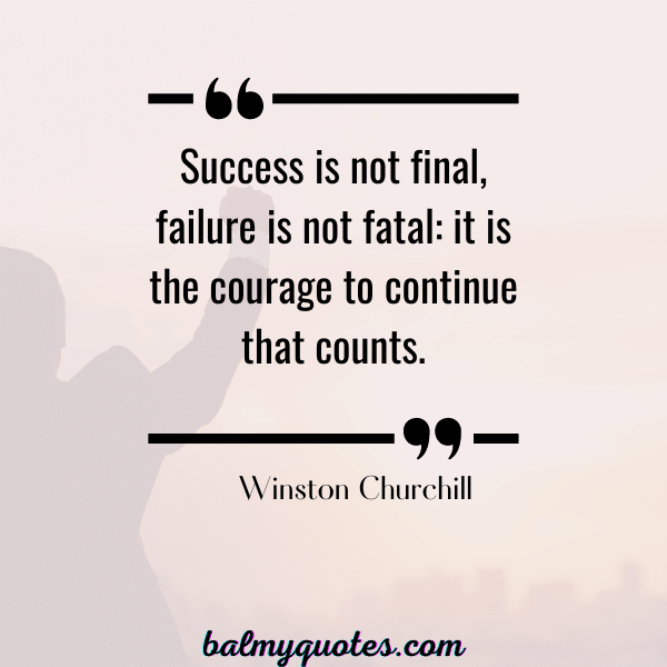 SELF DOUBT quotes - winston churchill