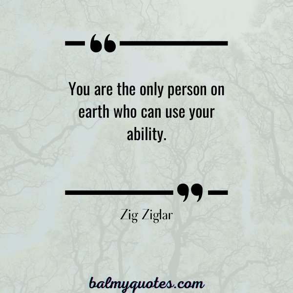 SELF DOUBT quotes - zig ziglar