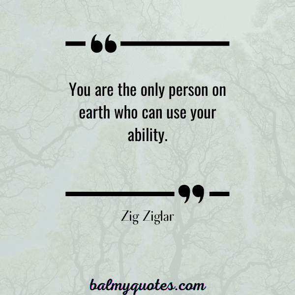 SELF DOUBT quotes - zig ziglar