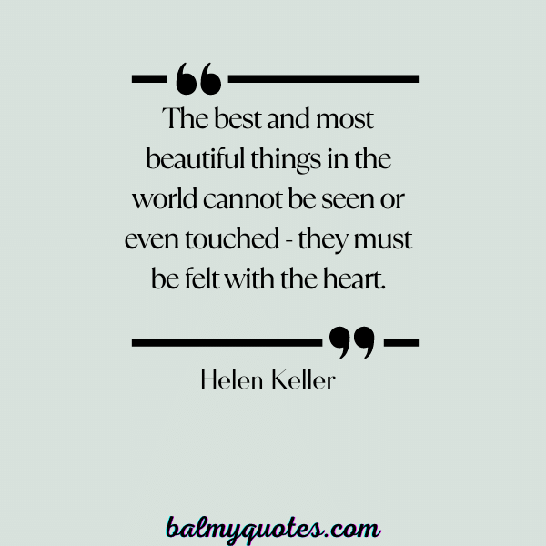 something never change quote- helen keller