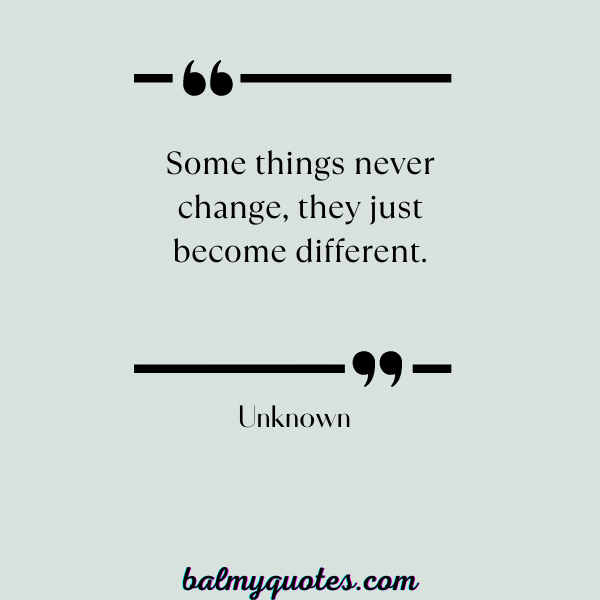 Quotes on Something That Never Change