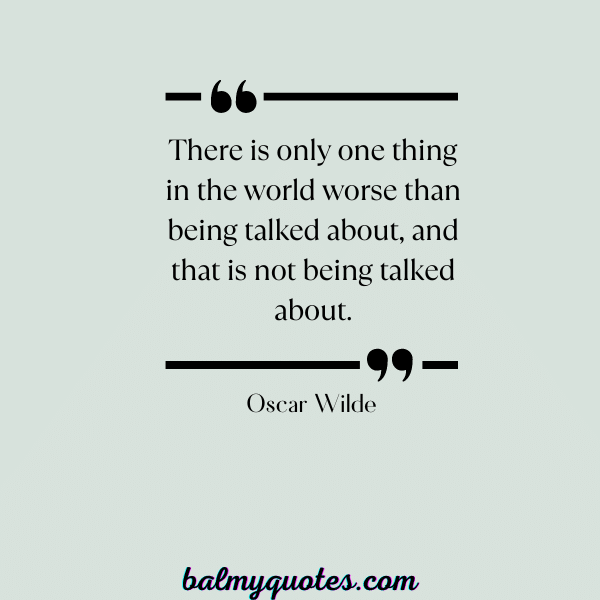 Oscar wilde quote