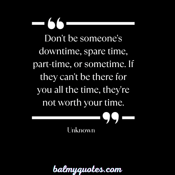 DON'T BE AN OPTION FOR ANYONE QUOTE- UNKNOWN2
