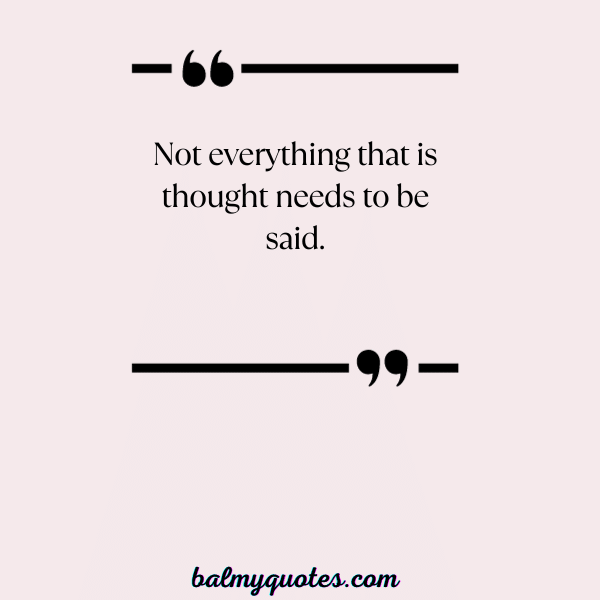 better not to talk quotes