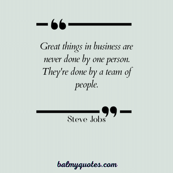 WELL DONE QUOTES - STEVE JOBS