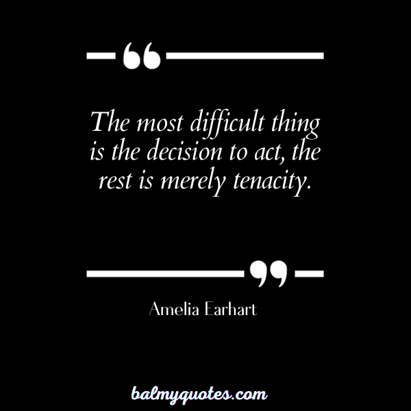 Amelia Earhart Quote