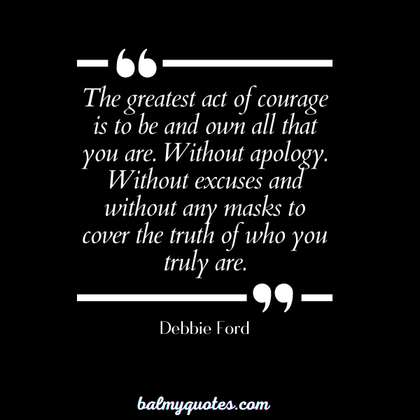 Debbie Ford - QUOTES ON STANDING UP FOR YOURSELF
