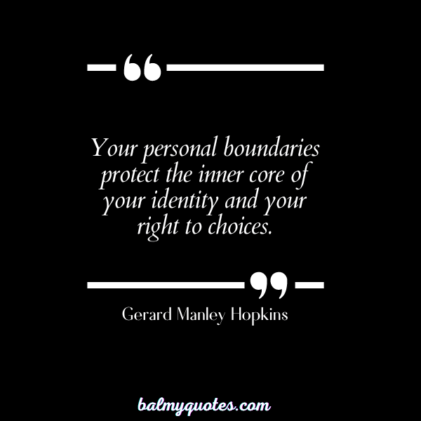 Gerard Manley Hopkins - setting boundaries quotes