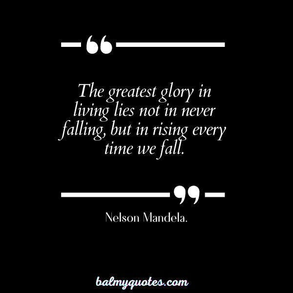 NELSON MANDELA - WINNER MINDSET QUOTES