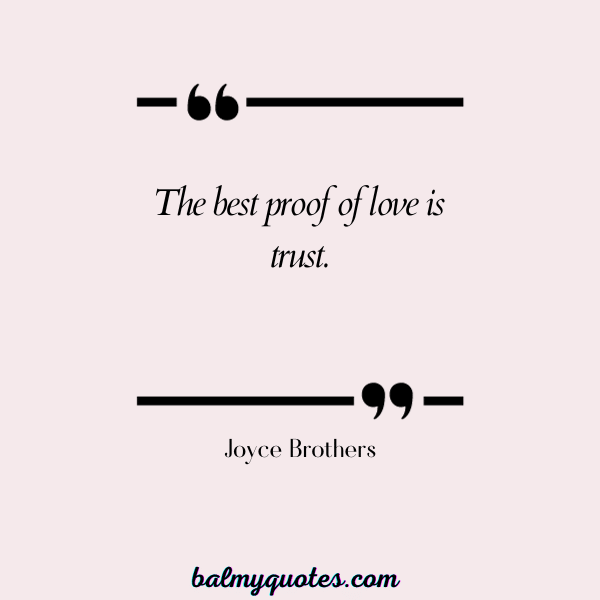QUOTES ON FORGIVENESS AND TRUST- Joyce Brothers
