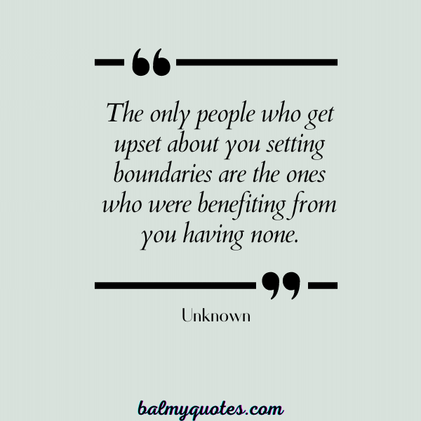 UNKNOWN - setting boundaries quotes