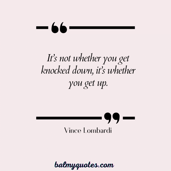 Vince Lombardi - WINNER MINDSET QUOTES