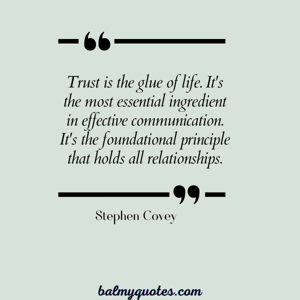 broken trUST quotes - Stephen Covey
