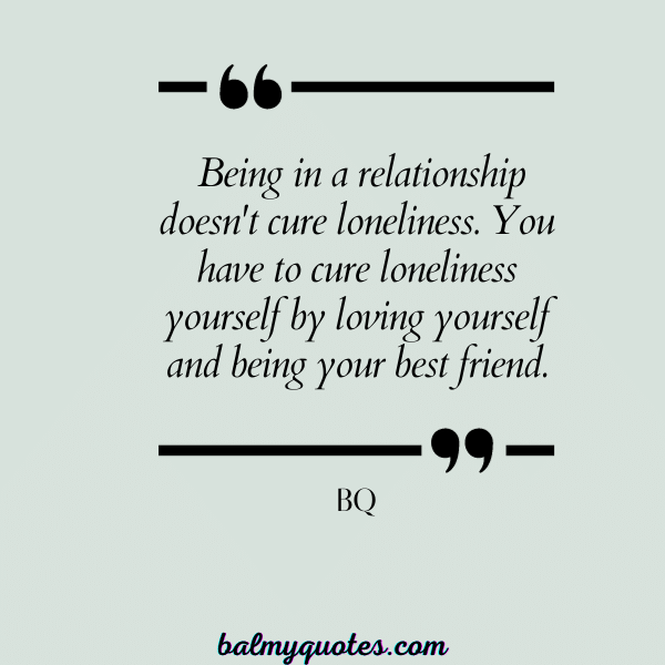 feeling lonely in relationship - BQ
