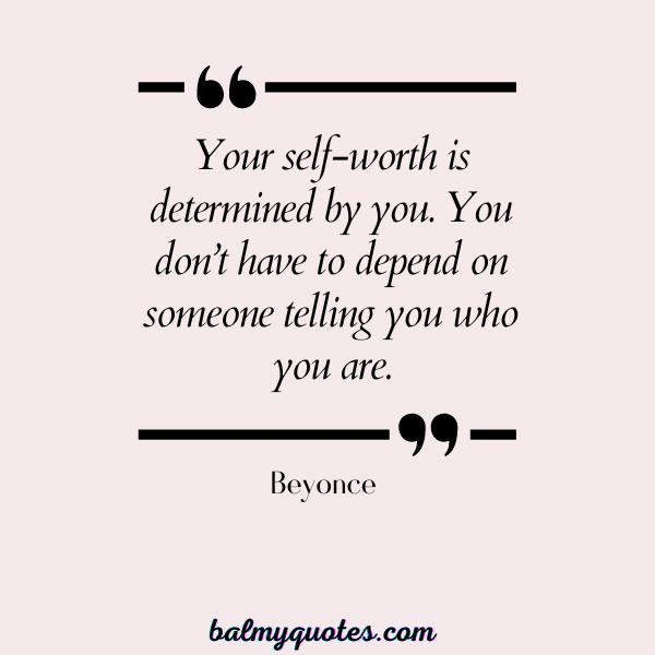 quotes on not giving importance to anyone - beyonce