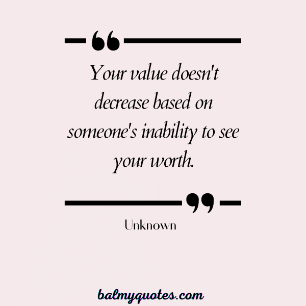 quotes on self-worth