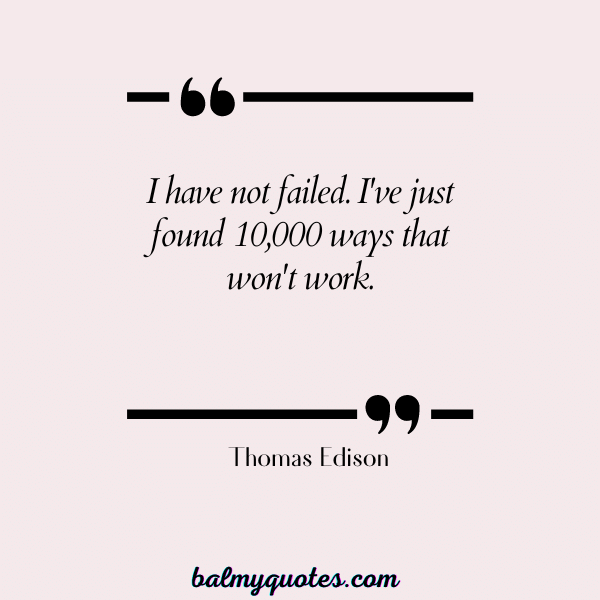 thomas edison- WINNER MINDSET QUOTES