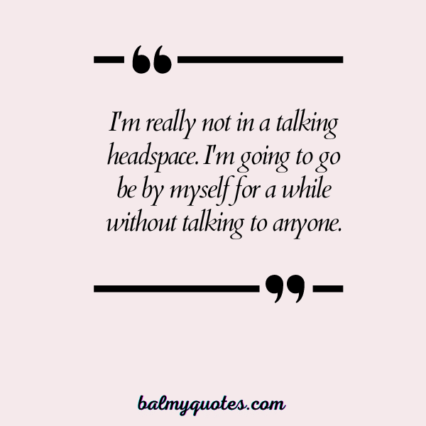 I DO NOT WANT TO TALK TO ANYONE QUOTES 11