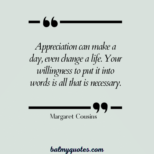 QUOTES N EMPLOYEE APPRECIATION -Margaret Cousins
