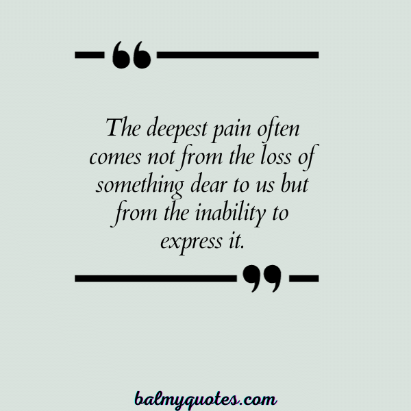 quotes on can't express yourself