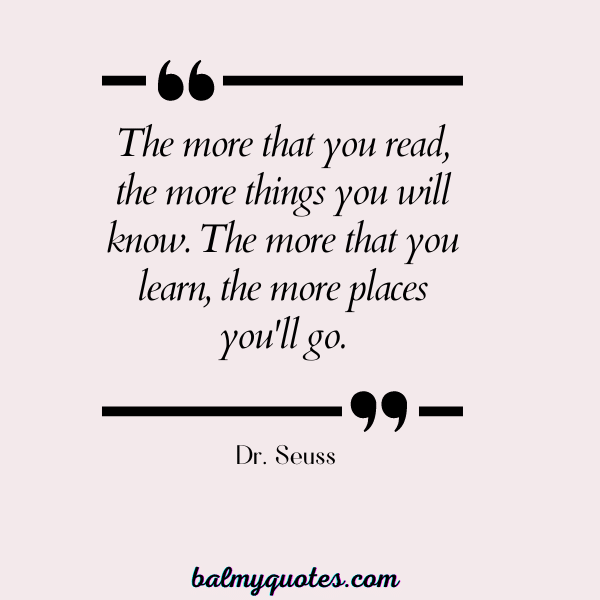 STUDY QUOTES FOR STUDENTS - Dr. Seuss