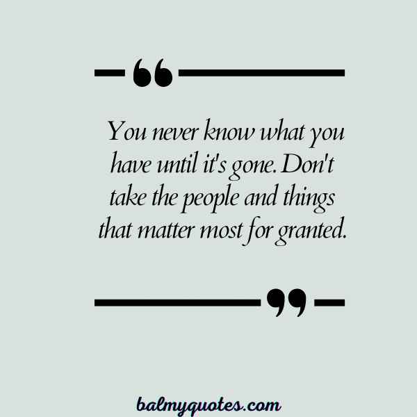 don't take life for granted quotes - 19