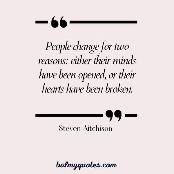 people change quotes - Steven Aitchison