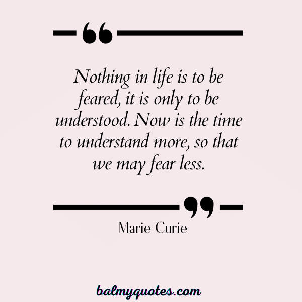 quotes about feeling misunderstood - Marie Curie