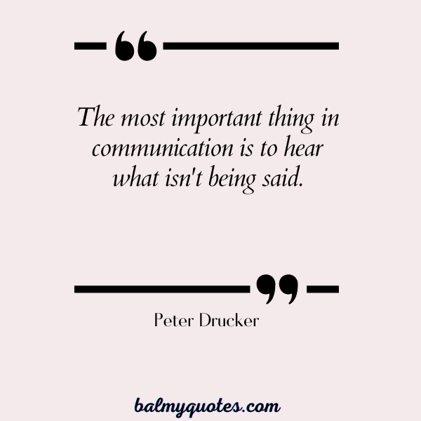 quotes about feeling misunderstood - Peter Drucker