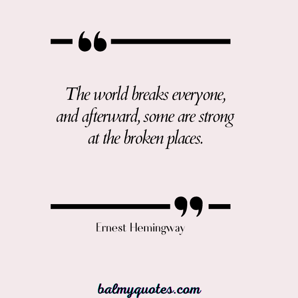 reality check quotes - Ernest Hemingway