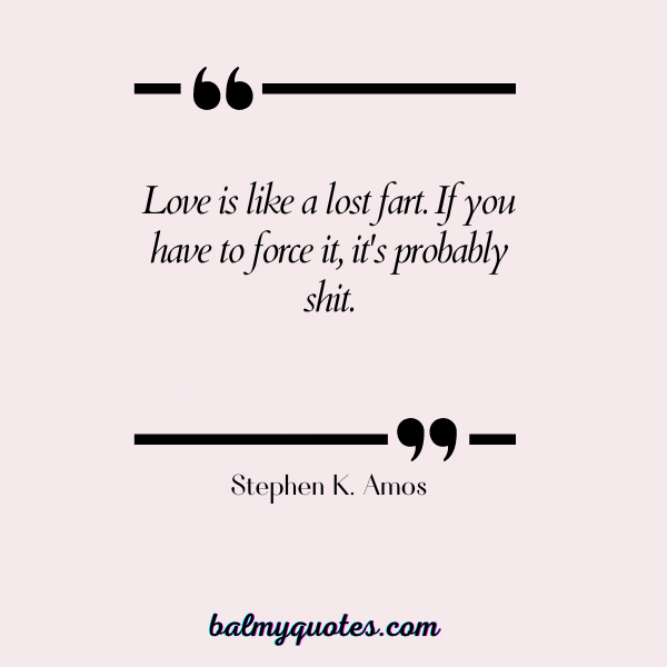 DON'T FORCE THINGS QUOTES Stephen K. Amos