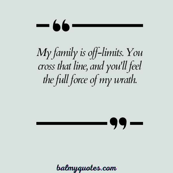 DON'T MESS WITH MY FAMILY QUOTES 9