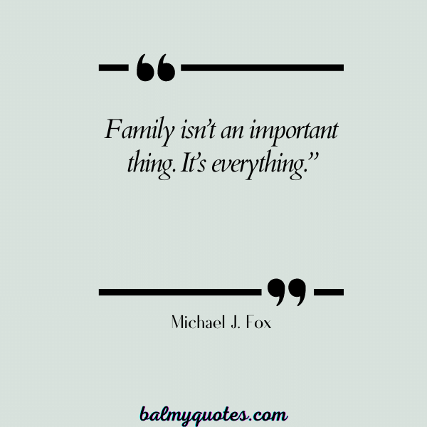 DON'T MESS WITH MY FAMILY QUOTES - Michael J. Fox