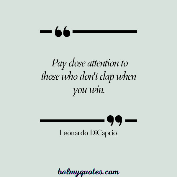 FAKE FAMILY QUOTES Leonardo DiCaprio