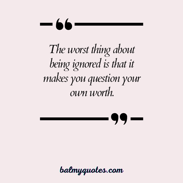 FEELING INVISIBLE IN RELATIONSHIP - 12