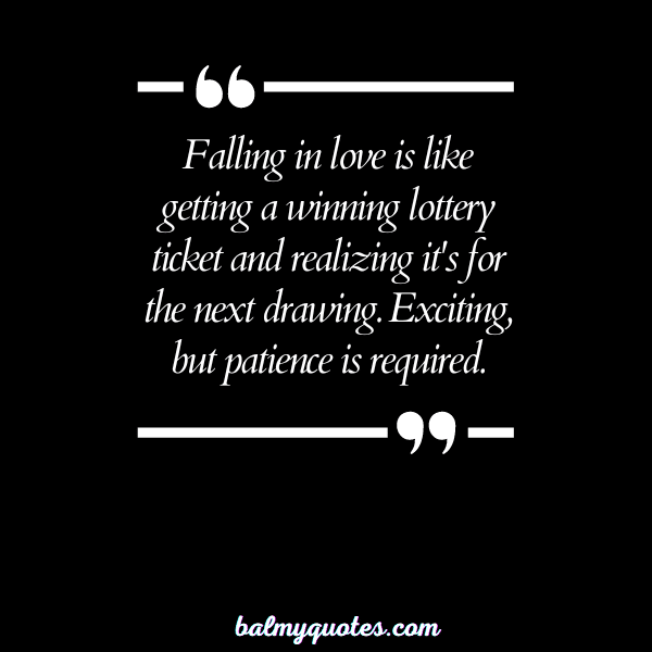 LUCKY IN LOVE QUOTES 20